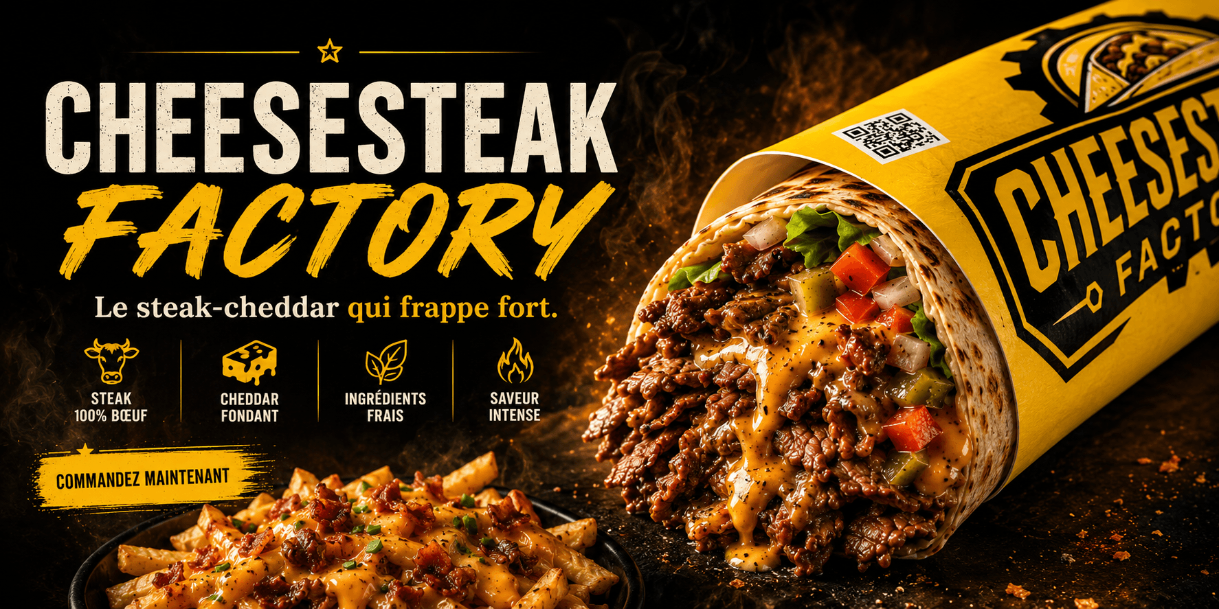 Cheesesteak Factory produit signature