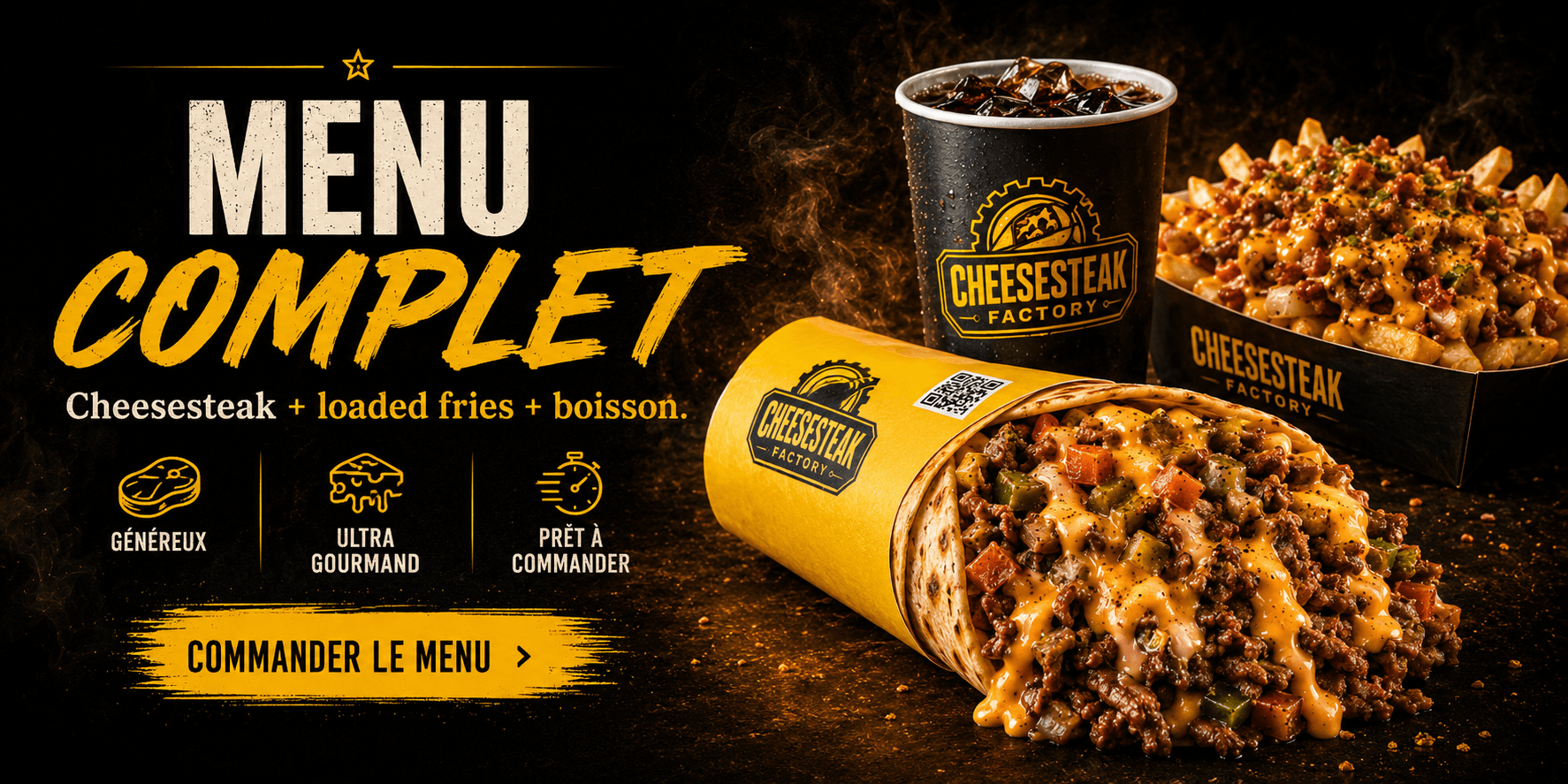 Cheesesteak Factory - menu complet